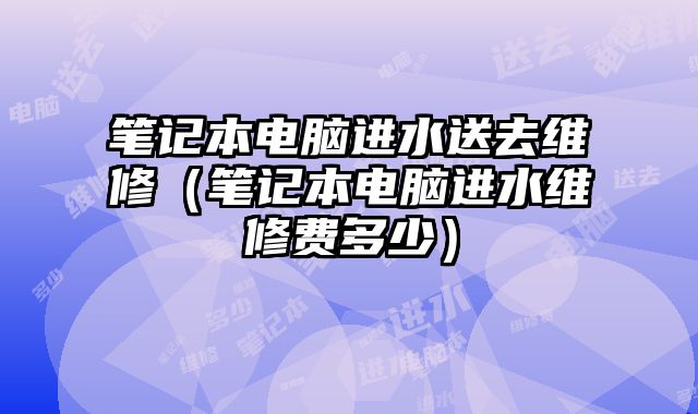 笔记本电脑进水送去维修（笔记本电脑进水维修费多少）