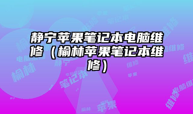 静宁苹果笔记本电脑维修（榆林苹果笔记本维修）