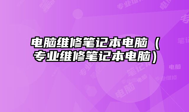 电脑维修笔记本电脑（专业维修笔记本电脑）