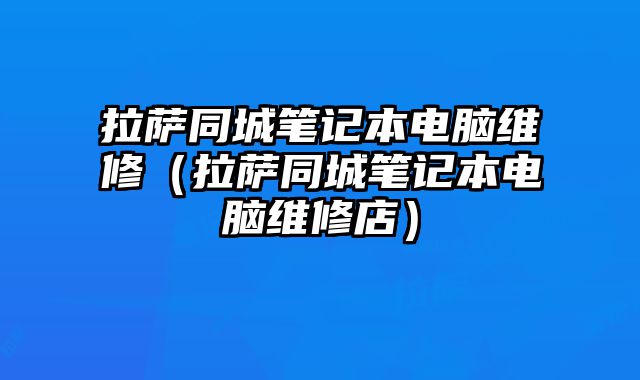 拉萨同城笔记本电脑维修（拉萨同城笔记本电脑维修店）