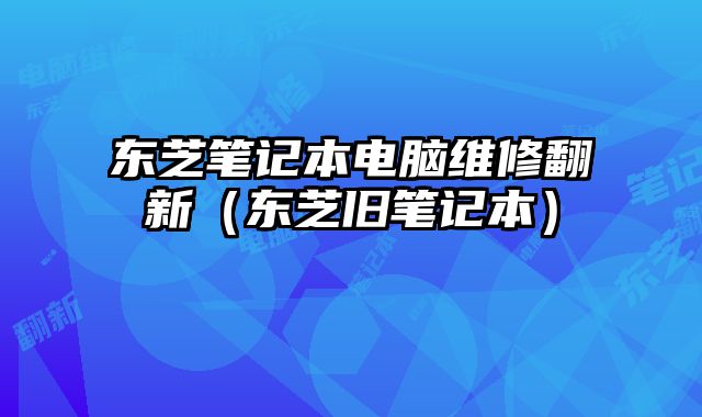 东芝笔记本电脑维修翻新（东芝旧笔记本）