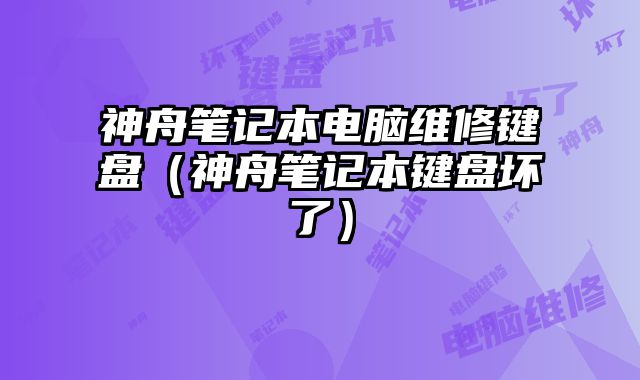 神舟笔记本电脑维修键盘（神舟笔记本键盘坏了）