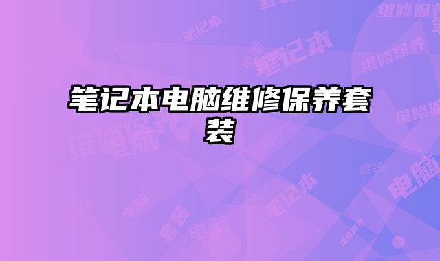 笔记本电脑维修保养套装